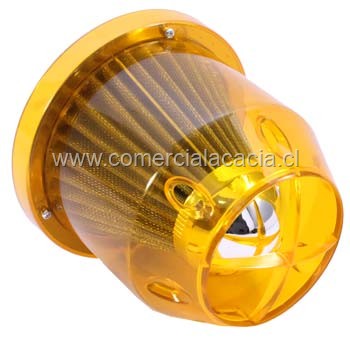filtro de aire conico 3 pulgadas AMARILLO