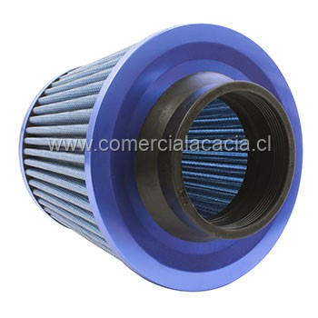filtro de aire conico 3 pulgadas AZUL