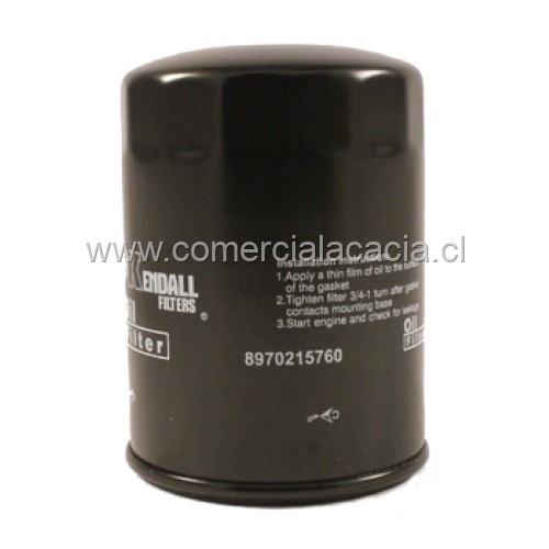 filtro de aceite WP920-80 KENDALL WP920-80 WP920/80 WP92080 C1712 UJ2915 TH9023A 8943069700 89702157601520889TA0 15208HC200 15208HC252 1560187308000 1651078E00 1651678E00 8943406970	8943406971 8943604
