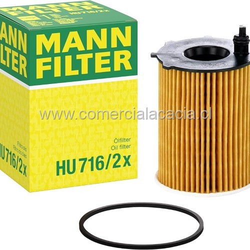 filtro de aceite HU716/2X MANN HU716-2X HU716/2X EO1702 J702B THE916 WL7305 WOE110 1109T3 1109S5 1109Y1 1109Y2 1109Z5 1109Z6 11427805978 1147685 1651073J00000 1651073J02000 1254385 1359941 2S6Q671
