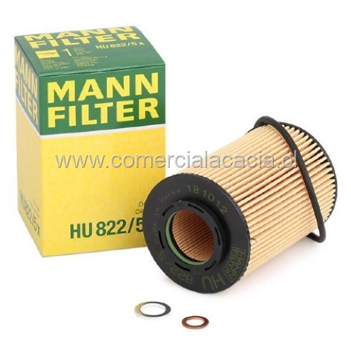 filtro aceite HU822-5X MANN