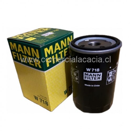 filtro aceite W718 MANN w811-84 w818-81 