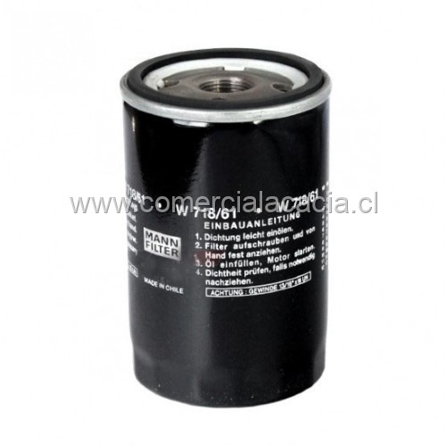 filtro aceite W718-61 MANN