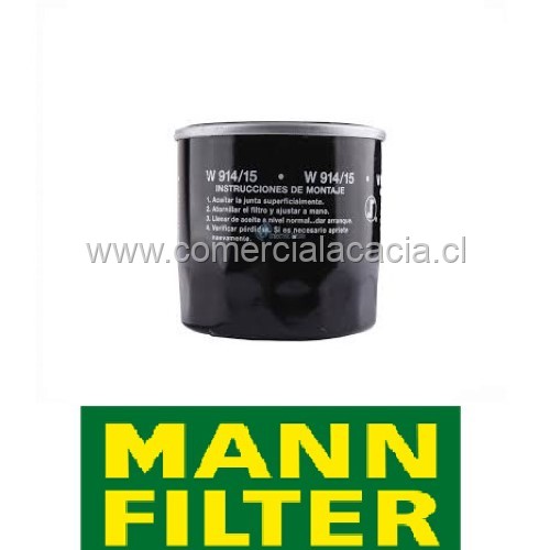 filtro aceite W914-15 MANN w914-9x 