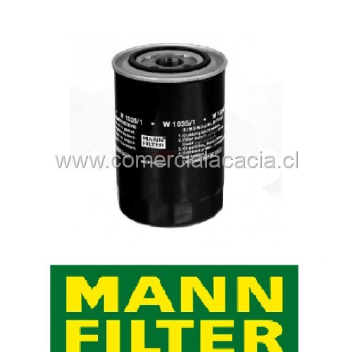 filtro aceite W1035-1 MANN