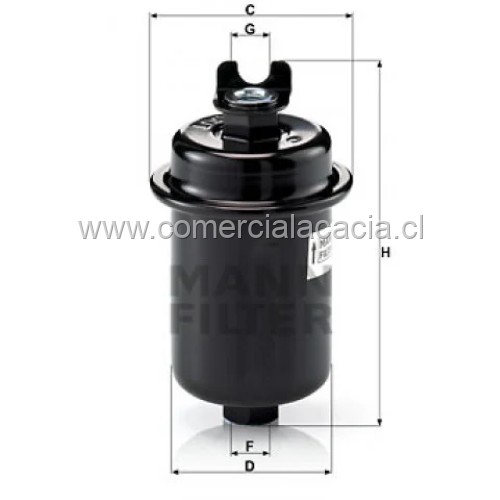filtro combustible WK614-49 MANN