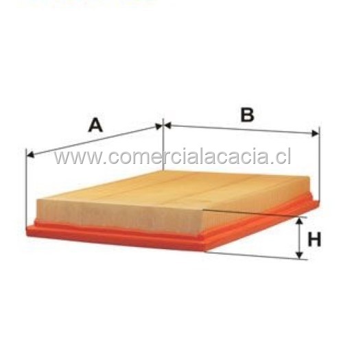 filtro aire C2237 WIX 