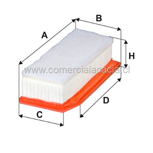 filtro aire C22026 WIX