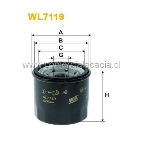filtro aceite W67-81 WIX 