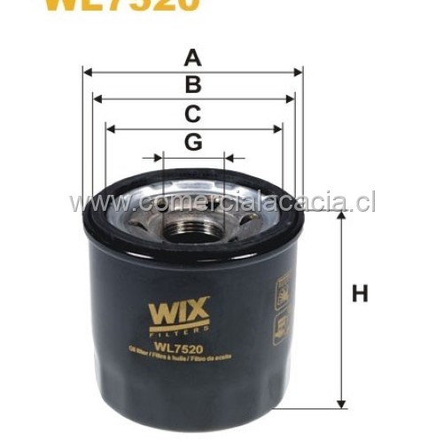 filtro aceite W7023 WIX w67-80 w67-1 w610-7 w7013 