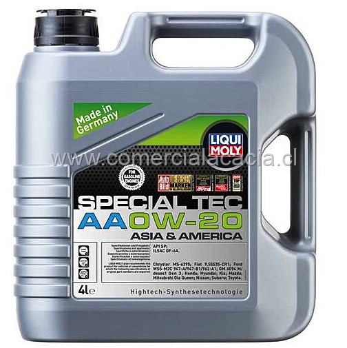 aceite liquimoly 0w20 special tec aa x4litros 9705