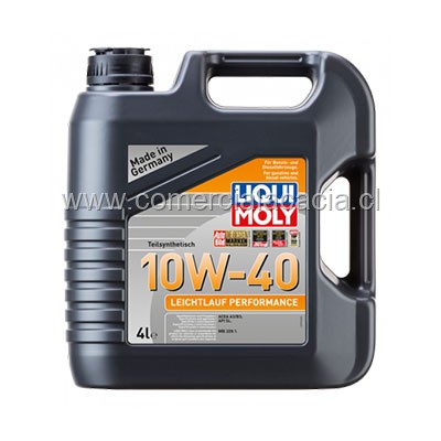 aceite liquimoly 10w40 leichtlauf performance x4litros 8998