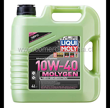 aceite liquimoly 10w40 molygen x4litros 8538