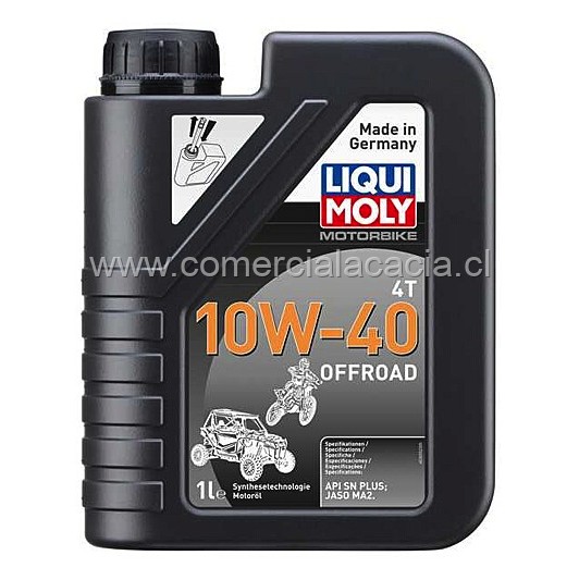 aceite liquimoly 10w40 moto 4tiempos offroad x1litro 3055
