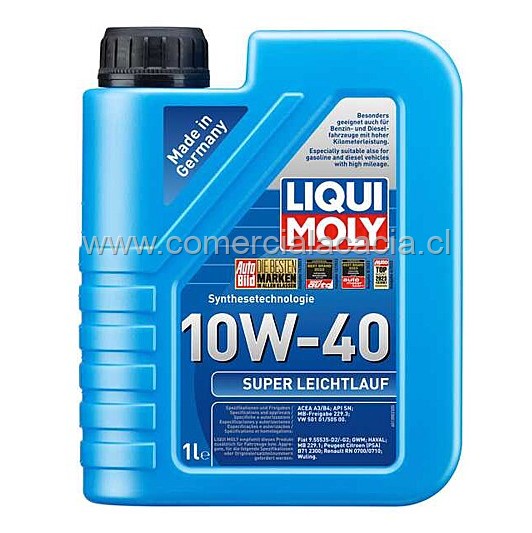 aceite liquimoly 10w40 super leichtlauf x1litro 9503