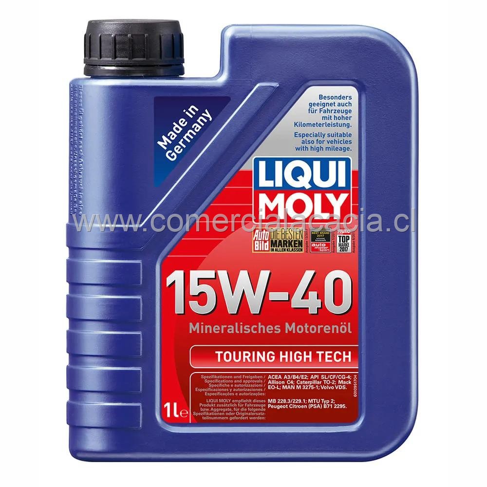 aceite liquimoly 15w40 touring high tech x1litro 8905