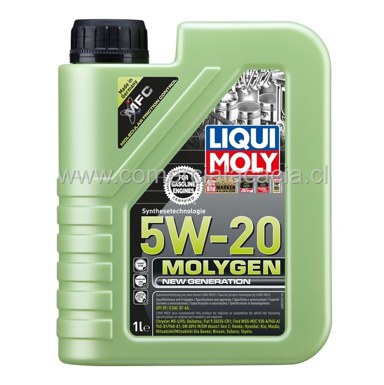 aceite liquimoly 5w20 molygen x1litro 8539