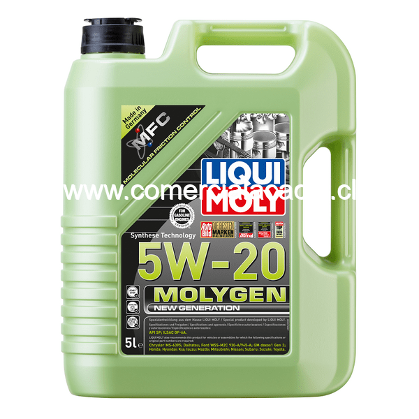 aceite liquimoly 5w20 molygen x5litros 8540