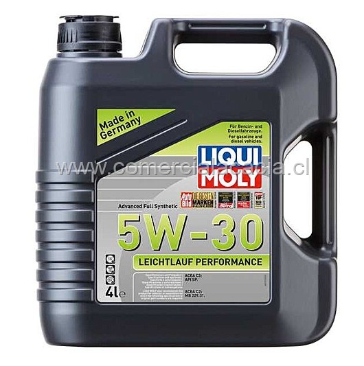 aceite LIQUIMOLY 5W30 Leichtlauf Performance x4litros 21592 DPF ACEA C2 C3, API SP, MB 229.31