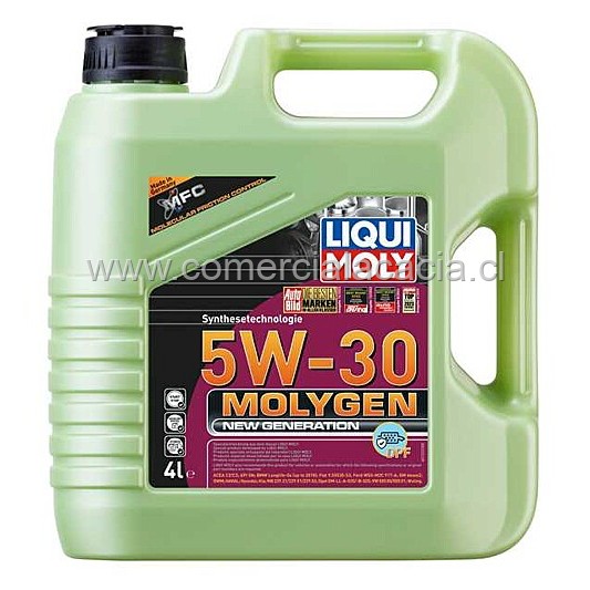 aceite liquimoly 5w30 molygen x4litros 21225