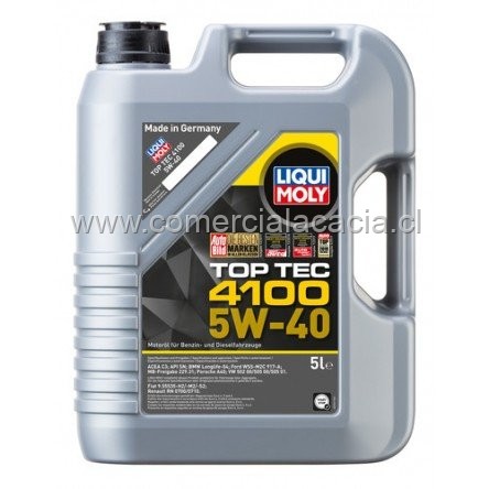 aceite liquimoly 5w40 top tec 4100 x5litros 9511