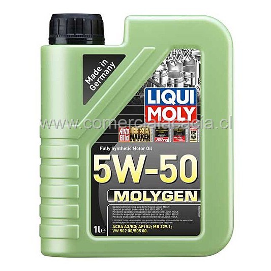 aceite liquimoly 5w50 molygen x1litro 2542