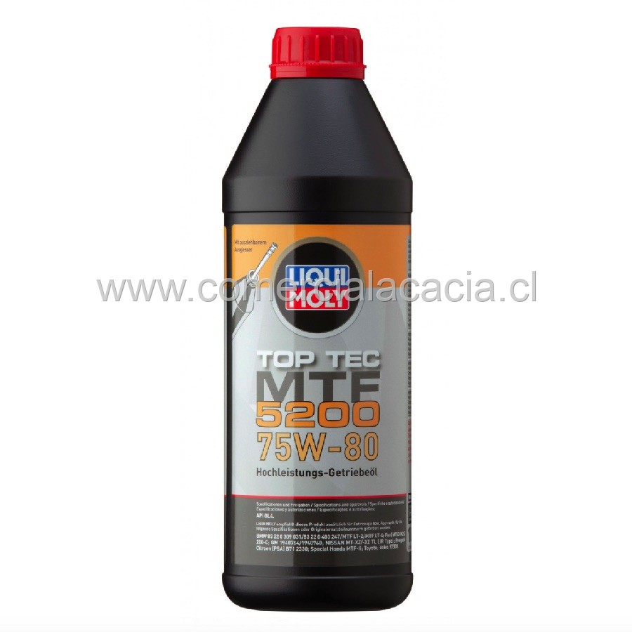 aceite liquimoly 75w80 toptec mtf 5200 gl4 1litro 20845