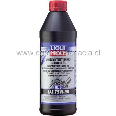 aceite liquimoly 75w90 gl5 x1lt vollsynthetisches getriebeol 1414