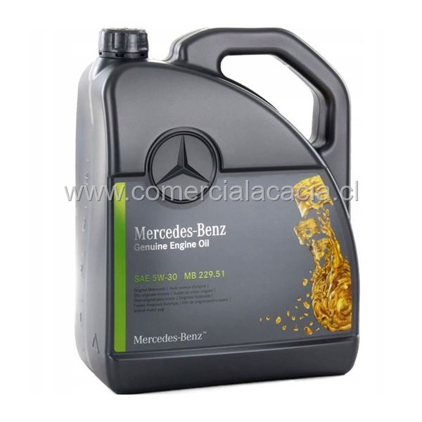 aceite mercedes benz 5w30 x5litros 229.51