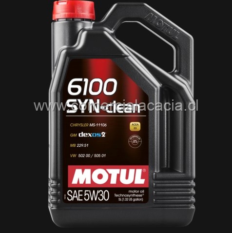 aceite motul 5w30 6100 x5litros synclean
