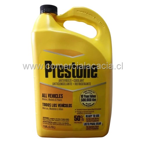 anticongelante prestone 50/50 x1galon -37ª 129ª verde CAMALEON