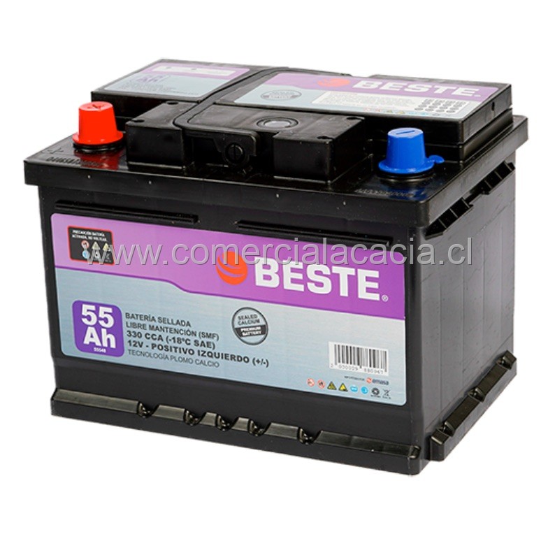 bateria 55a positivo izquierdo BESTE 330cca 242x175x175mm