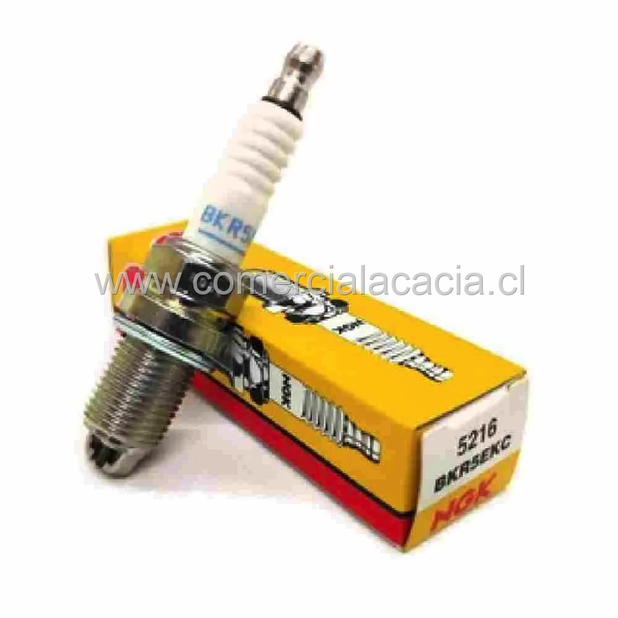 bujia ngk BKR5EKC doble electrodo 5216 031170051