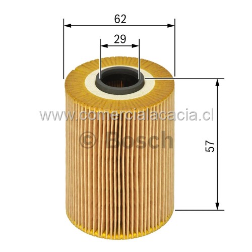 filtro aceite HU6006Z BOSCH