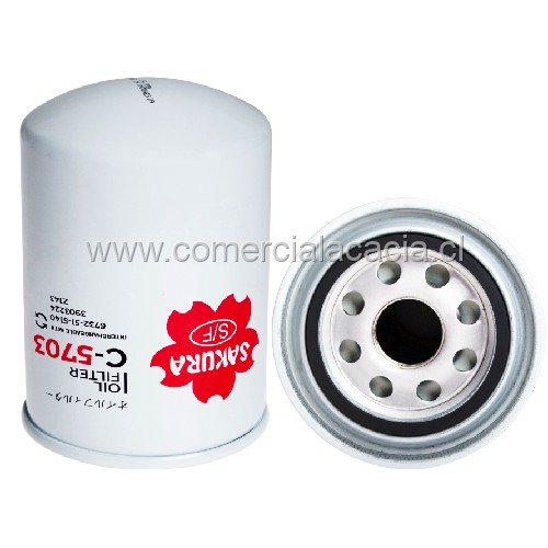 filtro de aceite C5703 SAKURA W940-34 W940/34 W94034 SFO3345 PSL282 C5703 LF3345 B7117 LFP558616 986B01010