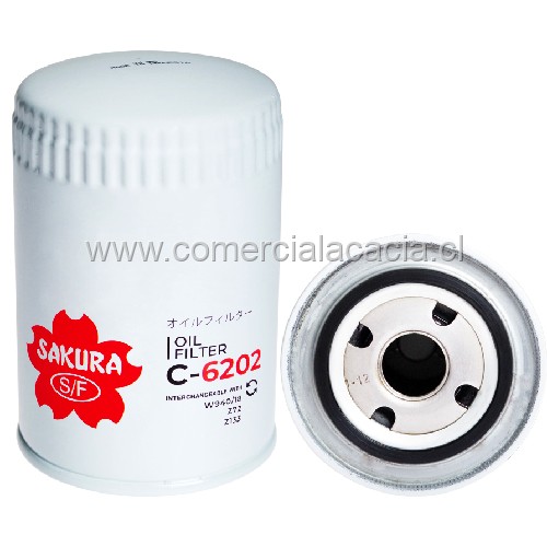 filtro de aceite C6202 SAKURA W940-5 W940/5 W9405 W940-18 W940/18 W94018 PSL123 C6202 UJ2917 LF4056 0000928301 0000929401 1161003 1174418 1174422 33358 4620247 851220031 9l9200 B222100000243 b7370 bt2