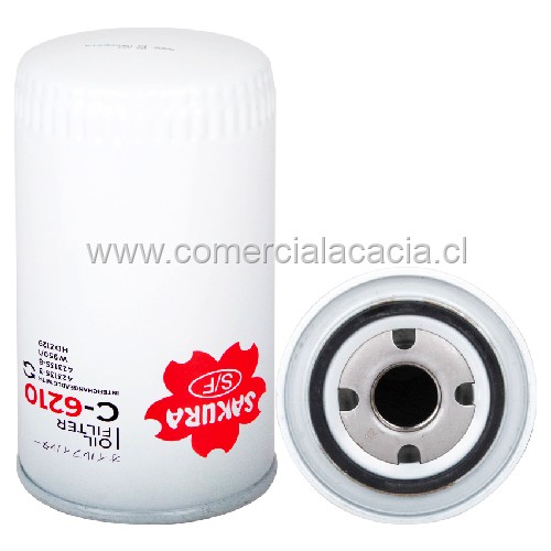filtro de aceite C6210 SAKURA w950-1 W950 W950-13 W950/13 PSL418 C6210 LF4017 hdz129 lf3331 lf4017 lf4154 b975 b7031 4785974 4231353 4231358