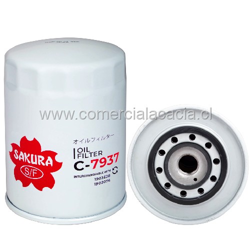 filtro de aceite C7937 SAKURA WP1144 PSL156 C7937 UJ2120 P550226 2994057 1903628 bd232 lf3481
