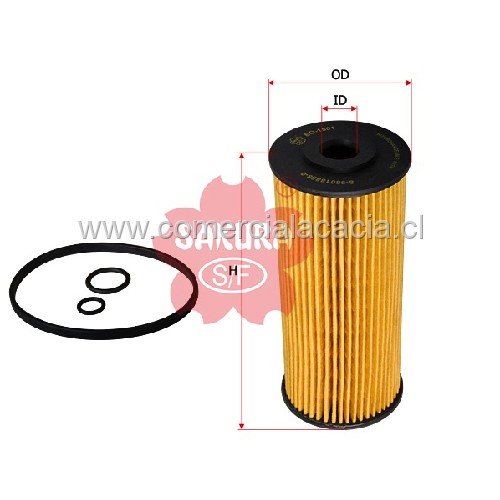 filtro de aceite EO-1501 SAKURA hu7074x hu723/8x h723-8x H723/8X EO1501 EO-1501 J622 16500158610 19372140 5876101180 8980188580 NCT1007340