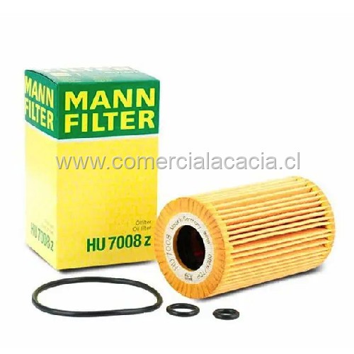 filtro de aceite HU7008Z MANN HU7008Z WL7476 WOE680 PEL677 EO31110 J608C THE1025 03l115562 03l115466