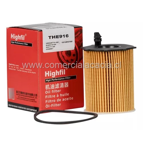filtro de aceite THE916 HIGHFIL HU716-2X HU716/2X EO1702 J702B THE916 WL7305 WOE110 1109T3 1109S5 1109Y1 1109Y2 1109Z5 1109Z6 11427805978 1147685 1651073J00000 1651073J02000 1254385 1359941 2S6Q6714AA