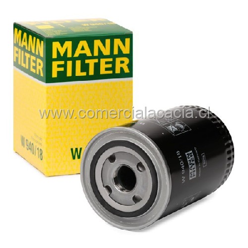 filtro de aceite W940/18 MANN W940-5 W940/5 W9405 W940-18 W940/18 W94018 PSL123 C6202 UJ2917 LF4056 0000928301 0000929401 1161003 1174418 1174422 33358 4620247 851220031 9l9200 B222100000243 b7370 bt2