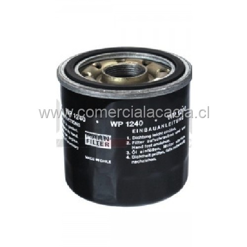 filtro de aceite WP1240 MANN WP1240 W1240 JFO89714827 C1534 C1515 UJ1100E TH12001 1520889TB2 5876101170 8970957700 8970967770 8971482700 8971482701 8971482702 8983282070 I6972475140