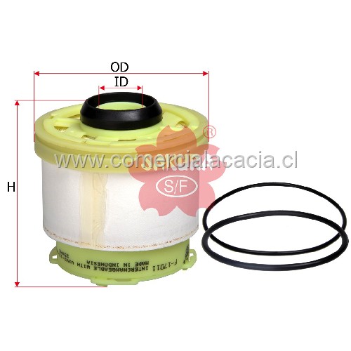 filtro de combustible F17011 SAKURA PU835-6X PU835/6X PU8356X WF8502 FCD0785 PC951 F17011 SMFFJ501 c5040c 1725552 kx385d c823 c11507 pe995/1 u2y013za5a ab3j9176ac ab399176ac