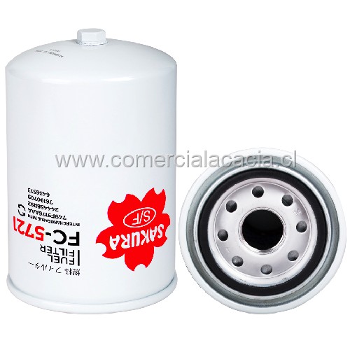 filtro de combustible FC5721 SAKURA WK955-2 WK955/2 WK9552 PSC172 FC5721 fc5702 FF105D fs36253 bf957d bf1212