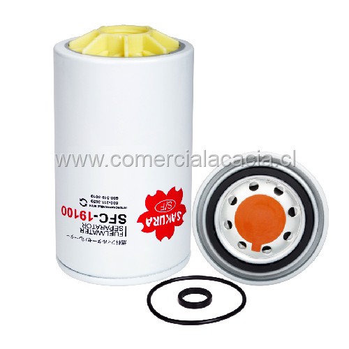 filtro de combustible SFC19100 SAKURA WK9052X FS1242 SFC19100 11E170240 6003193610 6003113620 P553201 FS1242B PS11382 SFC190510 33242 P505961 B32001