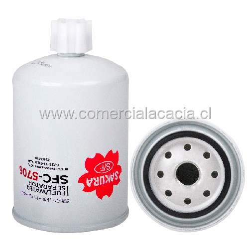 filtro de combustible SFC5706 SAKURA WK9165X FS1280 PSC410 19SFR1280FW SFC5706 wp940-30 wp940/30 wp94030 ff200 fs36257 bf1280 bf896 ffp550439