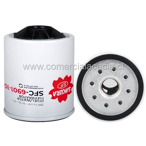 filtro de combustible SFC6901-10 SAKURA WK933X PSD530 SFC690110 SFC6901-10 fs1234 fs1241 fs1247 bf46026-O BF1204-O BF1282-O R26A50