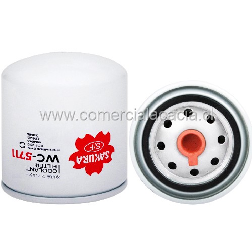 filtro de refrigerante WC5711 SAKURA WA923-5 WA923/5 19SFW2072 WC5711 WF2073 00104040 1076751M1 11E170310 1261388H1 15268362 209605 3315115 3316462 34654 36868156 4058964 40996019 42945771 542081 6923