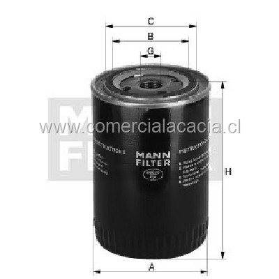 filtro refrigerante WA940 MANN